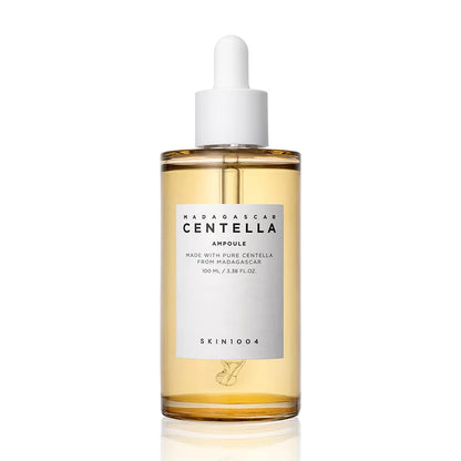 Madagascar Centella Asiatica Ampoule Facial Serum , Prone and Sensitive Skin Moisturizing Skin Firming Korean Glass Skin Car